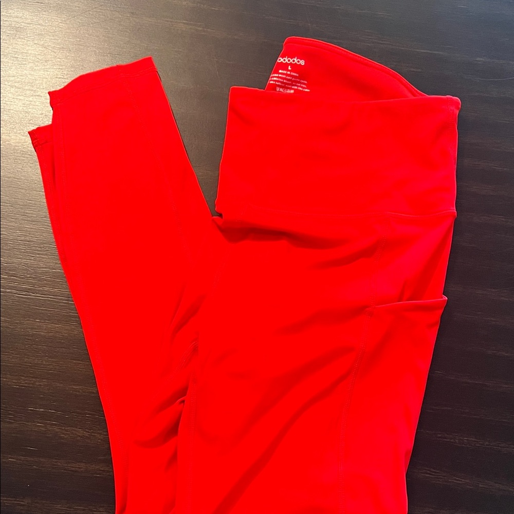 Bold Red Leggings